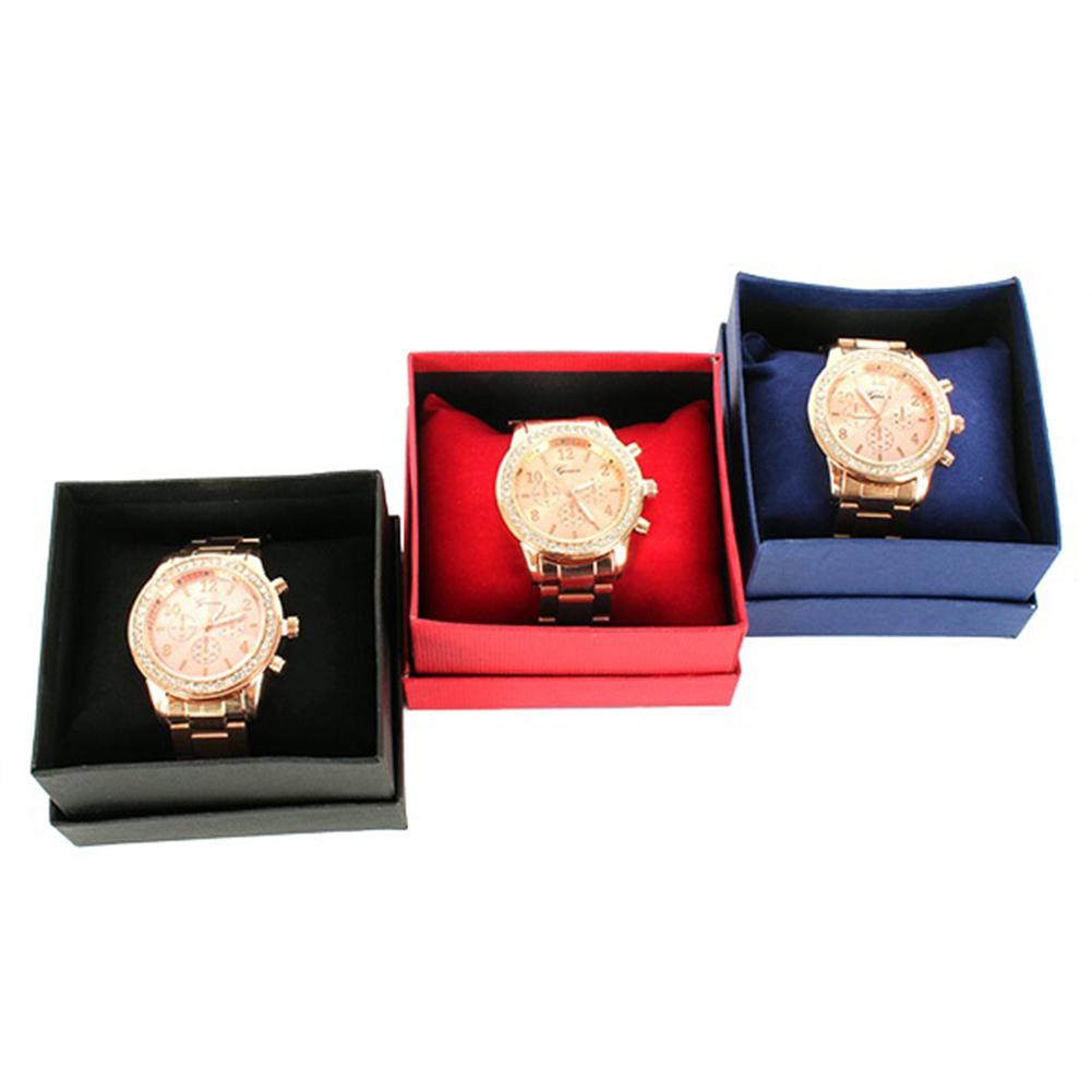 Jewelry Watches For Sale - ขายร้อนใหม่มาถึงแฟชั่นสแควร์กระดาษแข็งกล่องเก็บนาฬิกากำไลข้อมือเครื่องประดับของขวัญกล่องหมอนแผ่น8.8ซม.X 8.2ซม.X 5.5ซม.