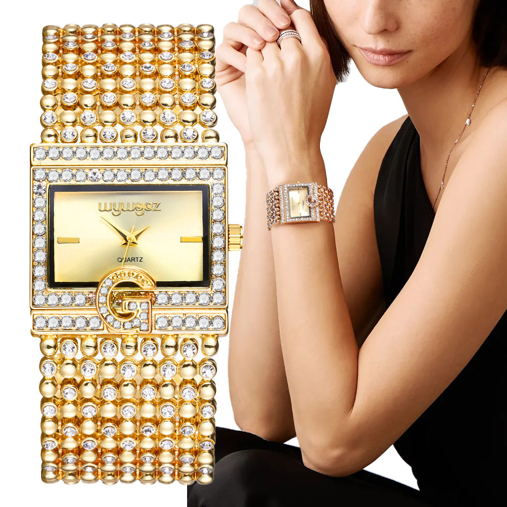 Jewelry Watches For Kids - อุทัย W31 ผู้หญิงแฟชั่นหรูหราเพชร G นาฬิกาควอตซ์นาฬิกา Lady's