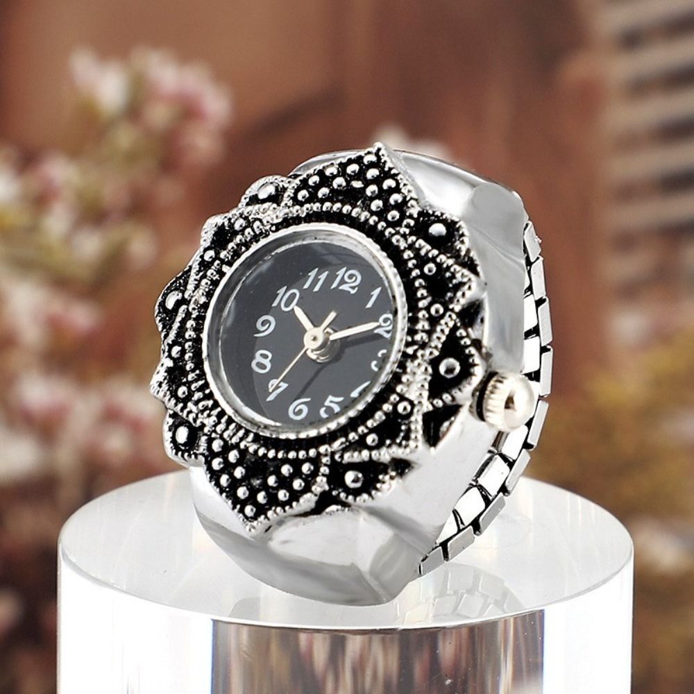 Unique Jewelry Watches - นาฬิกาแหวนใส่นิ้วสำหรับผู้หญิงผู้ชายแหวนย้อนยุควินเทจของขวัญนาฬิกาเครื่องประดับคู่