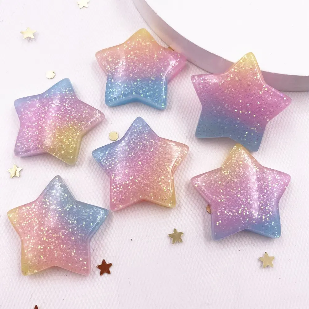 Paradise Jewelry & Watches Llc Miami Photos - 10PCS Glitter Kawaii เรซิ่นที่มีสีสัน 25 มม.แบน