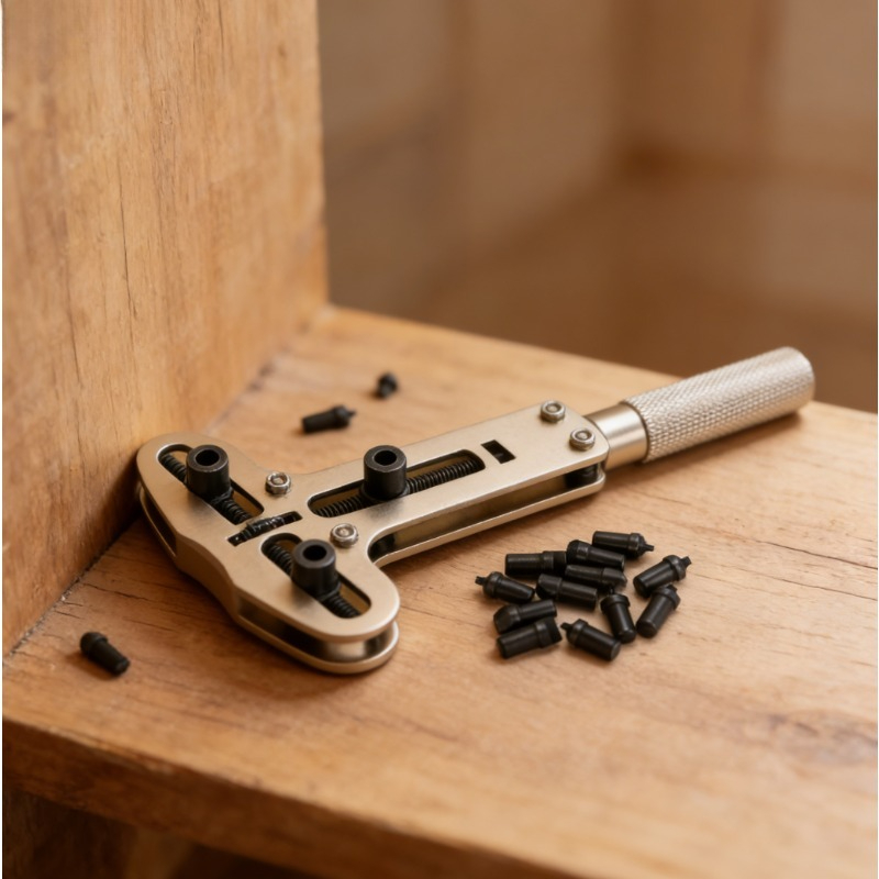 Watch Repair Tool Kit - เครื่องเปิดฝาหลังนาฬิกาแบบปรับได้ 12 อุปกรณ์เสริมชุดเครื่องมือซ่อมเปลี่ยนแบตเตอรี่