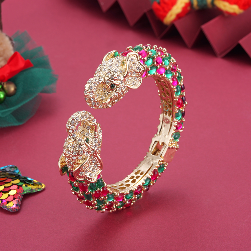 Paradise Jewelry & Watches Llc Miami Photos - กำไลข้อมือทำจากยางเรซินริสตัลรูปช้างหลากสีกำไลข้อมือชุบทองสำหรับ11199ผู้หญิง