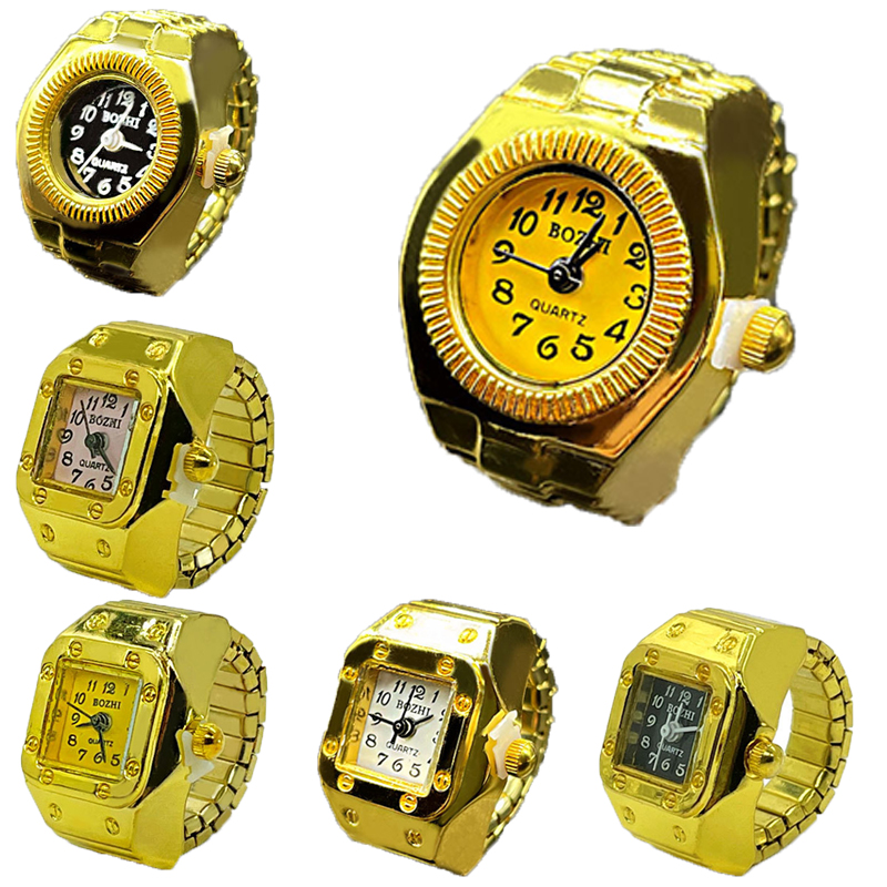Jewelry Watches For Sale - RetroGem เครื่องประดับแหวนควอตซ์นาฬิกาใหม่ขายร้อน Creative Alloy SHELL Finger
