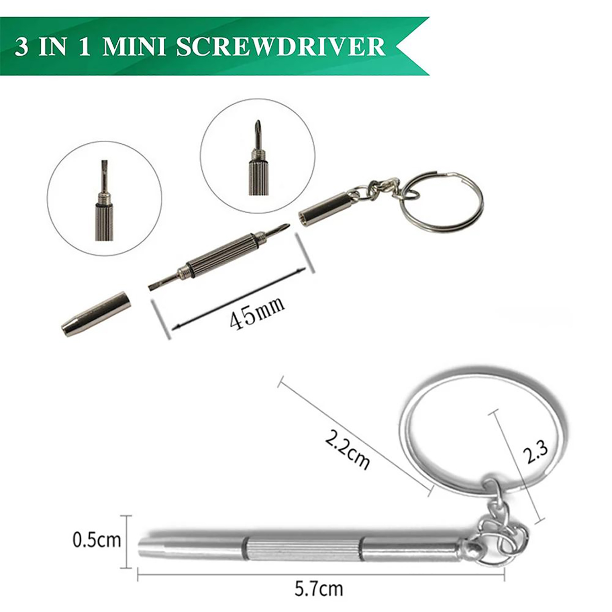 ชุดไขควง 3 in 1 ขนาดเล็กพกพาสะ - Watch Repair Tool Kit บทวิจารณ์และราคา