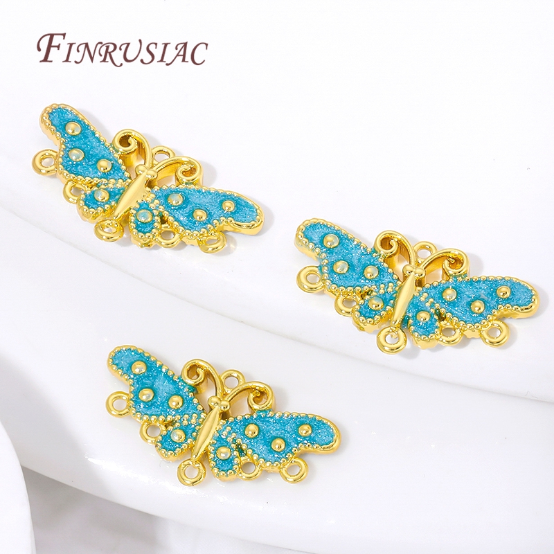 จี้ผีเสื้อเคลือบทอง 18K สีน้ำเ - Butterfly Pendant Necklace บทวิจารณ์และราคา