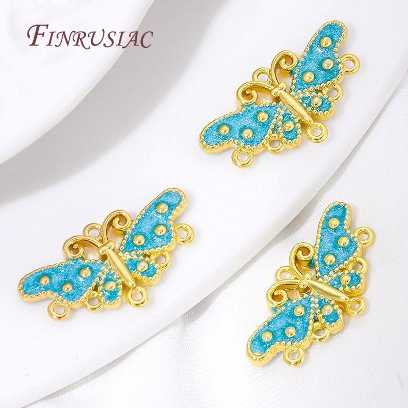 จี้ผีเสื้อเคลือบทอง 18K สีน้ำเ - Butterfly Pendant Necklace บทวิจารณ์และราคา