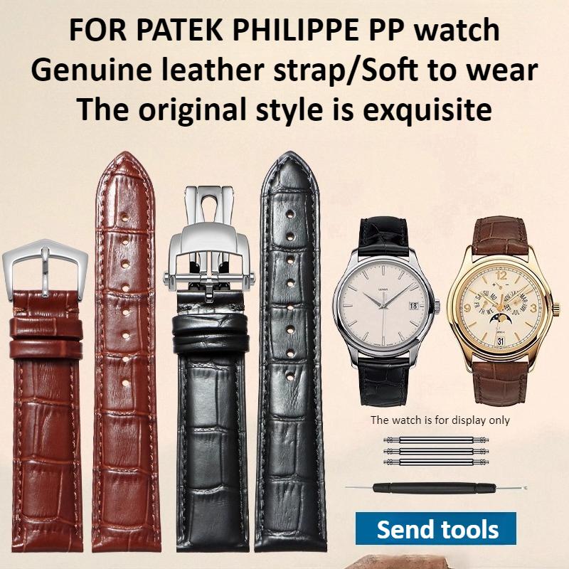 สายนาฬิกาหนังวัวคุณภาพสูง สำหร - Patek Philippe Watch Calatrava บทวิจารณ์และราคา