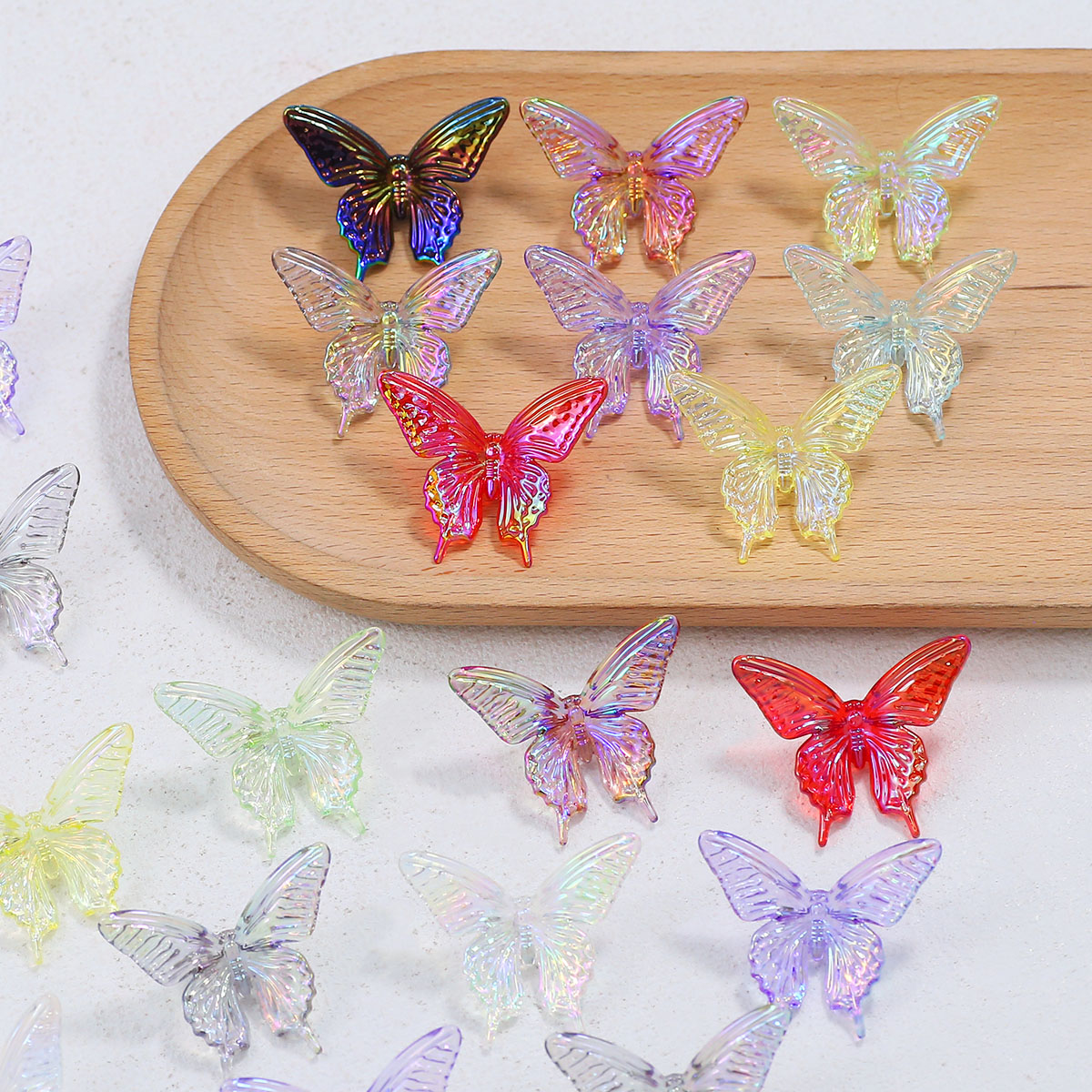 อะคริลิคผีเสื้อขนาด 38*34 มม.  - Butterfly Pendant Necklace บทวิจารณ์และราคา