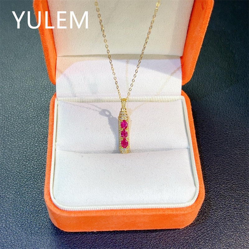 YULEM 3X4MM จี้แซฟไฟร์สีธรรมชา - Jewelry & Watches Vitopoulos บทวิจารณ์และราคา