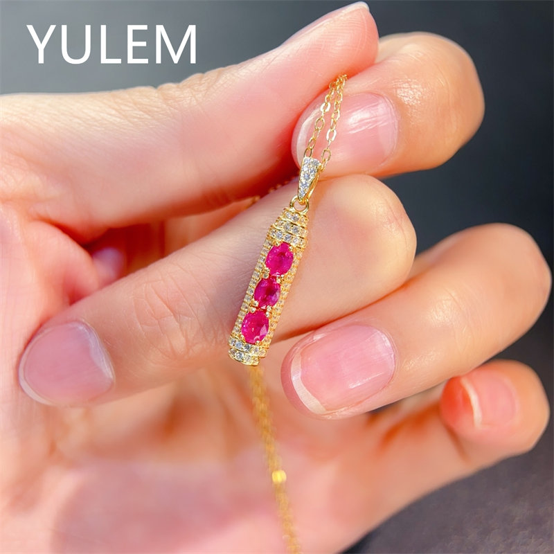 YULEM 3X4MM จี้แซฟไฟร์สีธรรมชา - Jewelry & Watches Vitopoulos บทวิจารณ์และราคา