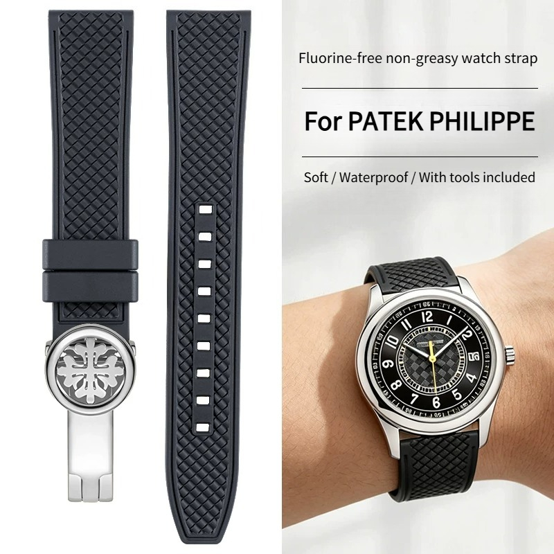 สายนาฬิกายางฟลูออรีนไม่สะสมฝุ่ - Patek Philippe Watch Calatrava บทวิจารณ์และราคา