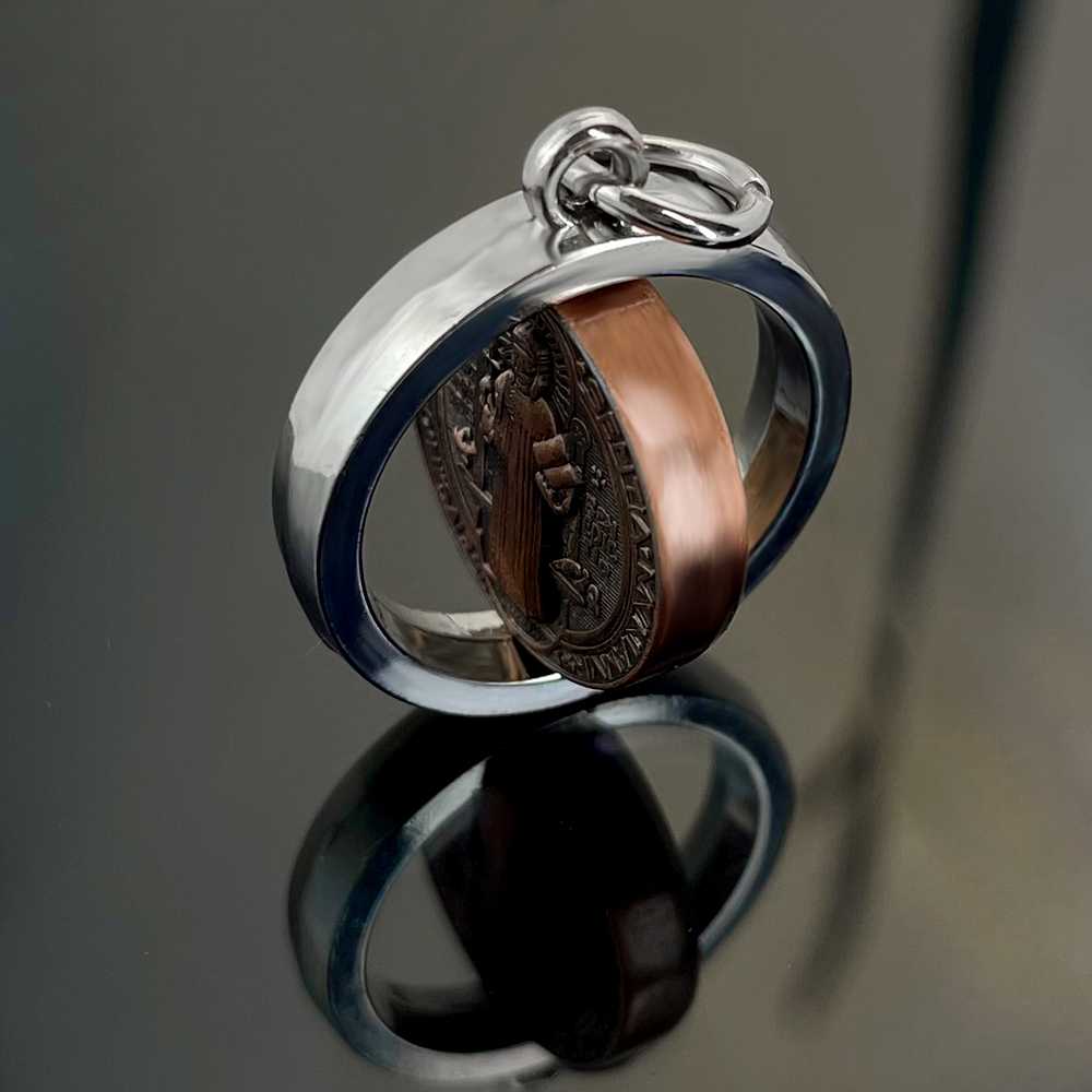 สร้อยคอเหรียญนักบุญเบเนดิกต์ให - Jewelry & Watches Vitopoulos บทวิจารณ์และราคา