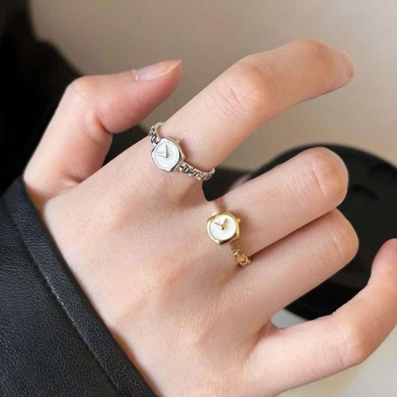 แหวนเปิดรูปทรงนาฬิกาที่ไม่เหมื - Unique Jewelry Watches บทวิจารณ์และราคา