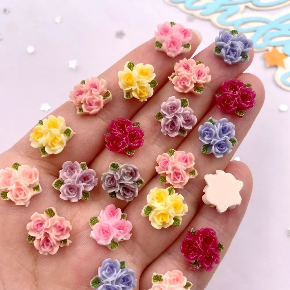 50ชิ้นเรซินมินิสีสันสดใสรูปดอก - Paradise Jewelry & Watches Llc Miami Photos บทวิจารณ์และราคา