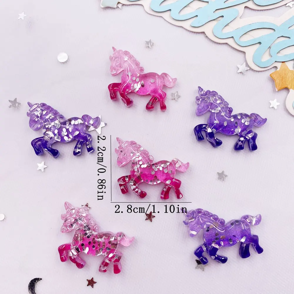 6PCS เรซิ่นที่มีสีสัน Glitter  - Paradise Jewelry & Watches Llc Miami Photos บทวิจารณ์และราคา
