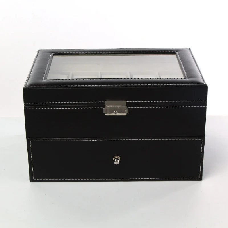 กล่องใส่นาฬิกาแบบ 20 ช่องลายพิ - Jewelry Watches For Sale บทวิจารณ์และราคา