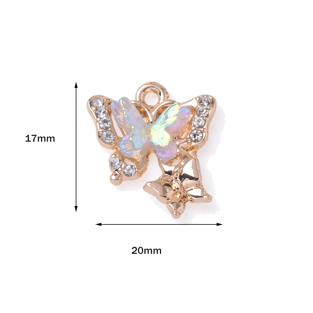 10 ชิ้น/ล็อตสัตว์ Charms ผีเสื - Butterfly Pendant Necklace บทวิจารณ์และราคา