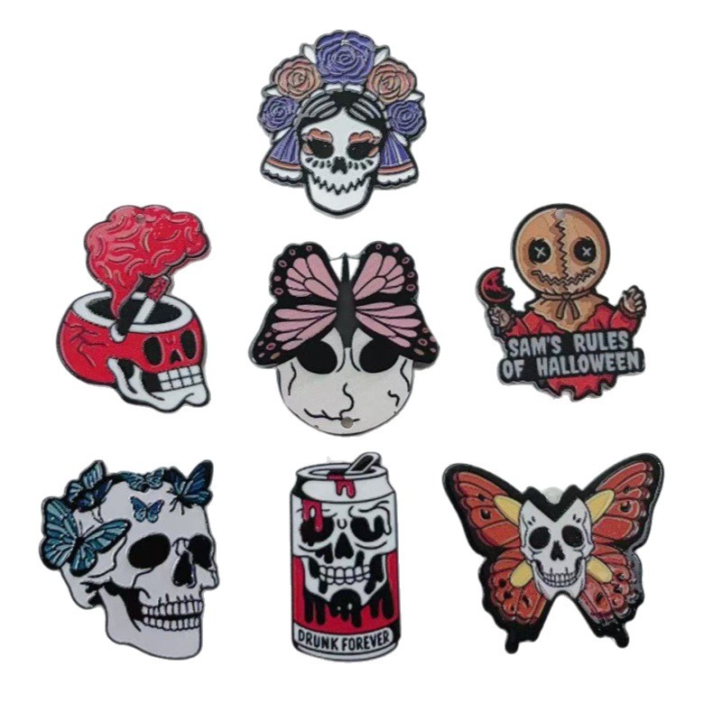 10 ชิ้น จี้อะคริลิคสไตล์โกธิค  - Butterfly Pendant Necklace บทวิจารณ์และราคา