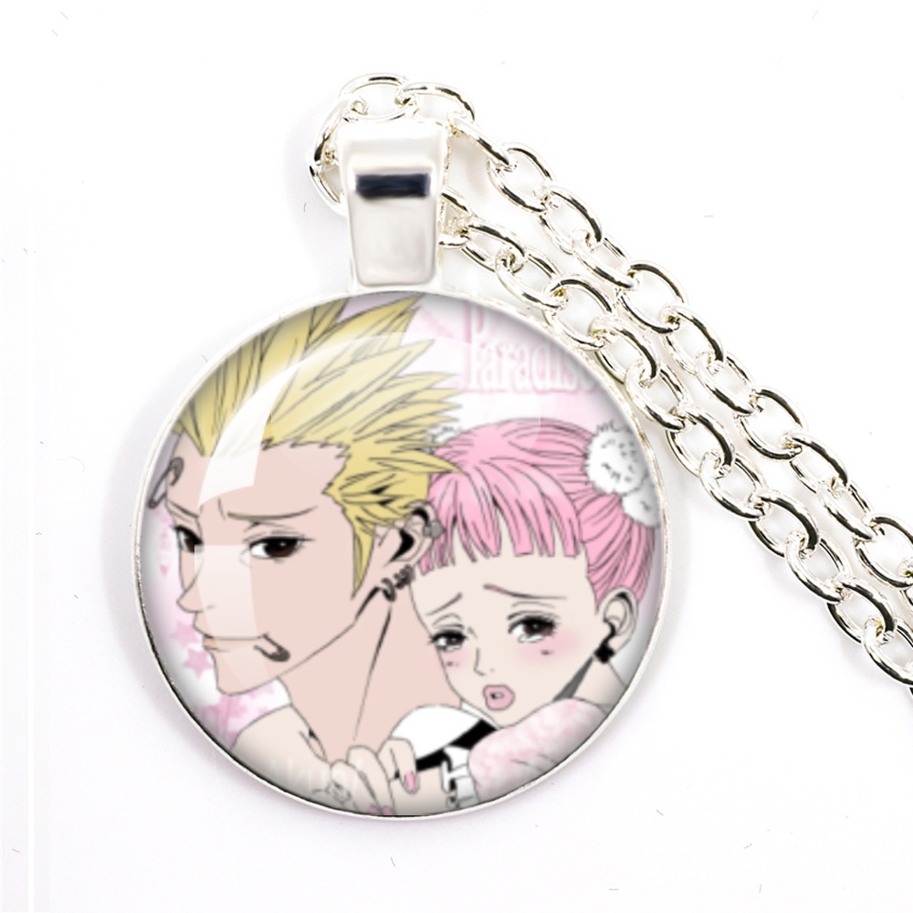 จี้สร้อยคอแก้วคาโบชองลายตัวละค - Paradise Jewelry & Watches Llc Miami Photos บทวิจารณ์และราคา
