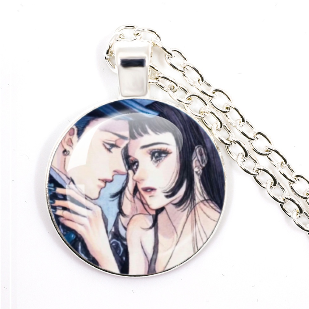 จี้สร้อยคอแก้วคาโบชองลายตัวละค - Paradise Jewelry & Watches Llc Miami Photos บทวิจารณ์และราคา