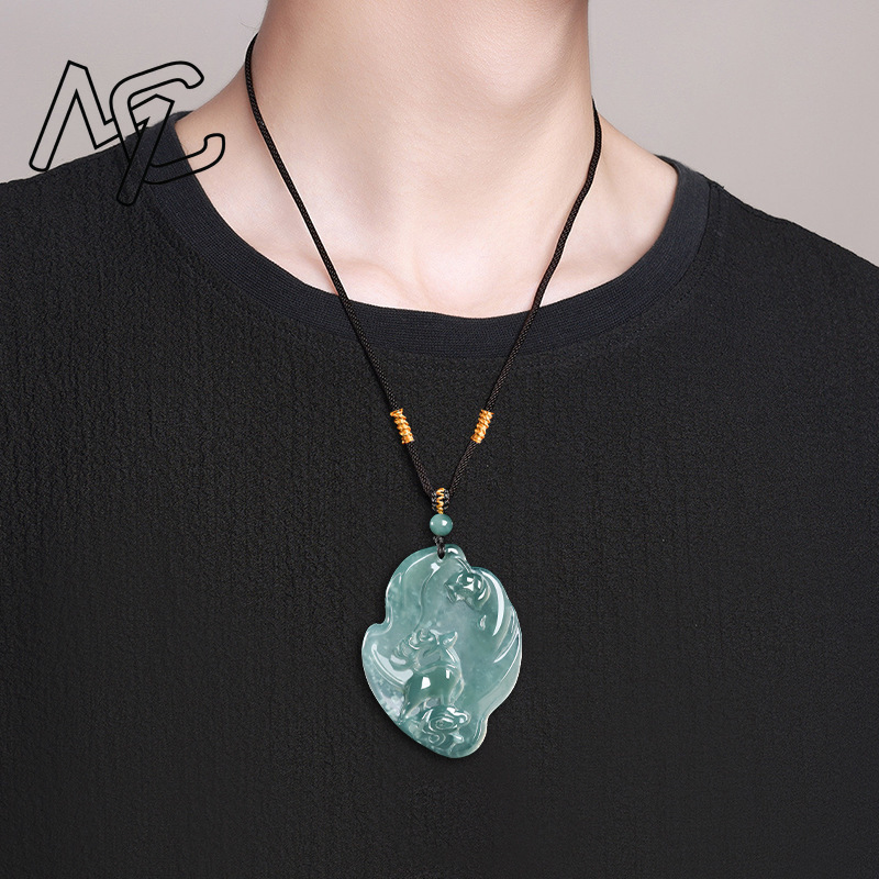 จี้สร้อยคอหยกมรกตธรรมชาติแท้ ร - Jewelry & Watches Vitopoulos บทวิจารณ์และราคา