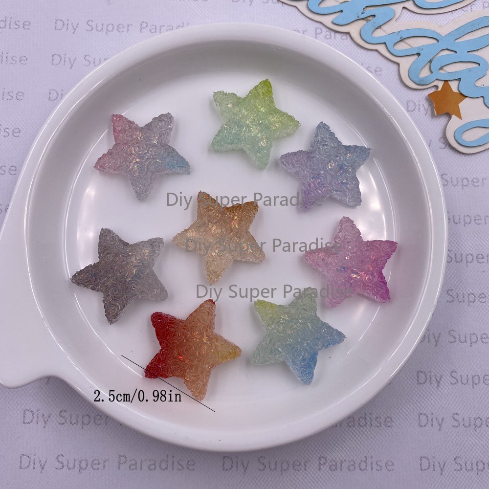 10PCS เรซิ่นลูกอมสีสีสันกุหลาบ - Paradise Jewelry & Watches Llc Miami Photos บทวิจารณ์และราคา