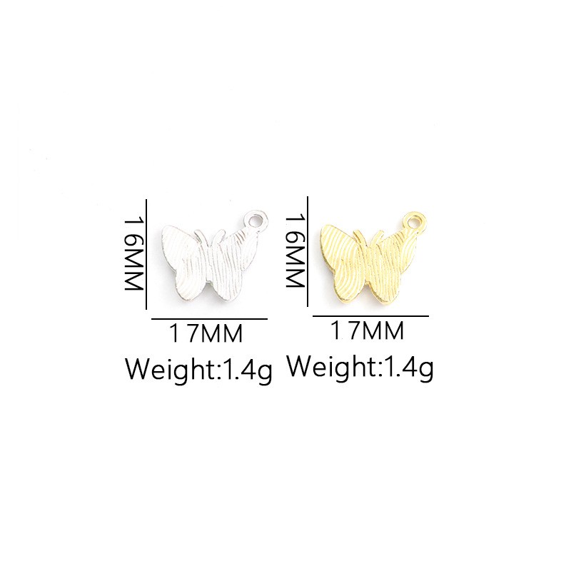 จี้รูปผีเสื้อ 100 ชิ้น/ล็อต คร - Butterfly Pendant Necklace บทวิจารณ์และราคา
